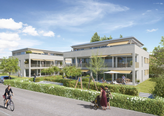 Überbauung Erlen - zwei Mehrfamilienhäuser